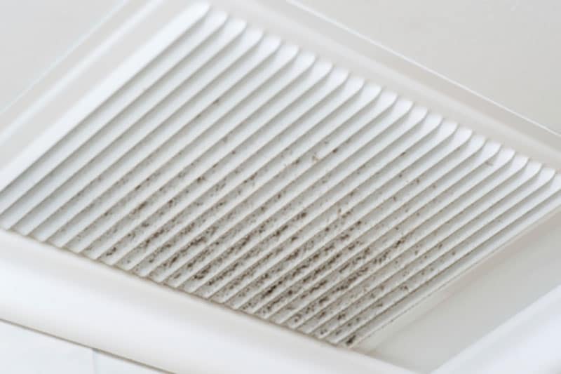 dirty air duct vent