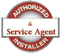 Authorized installer and service agent logo